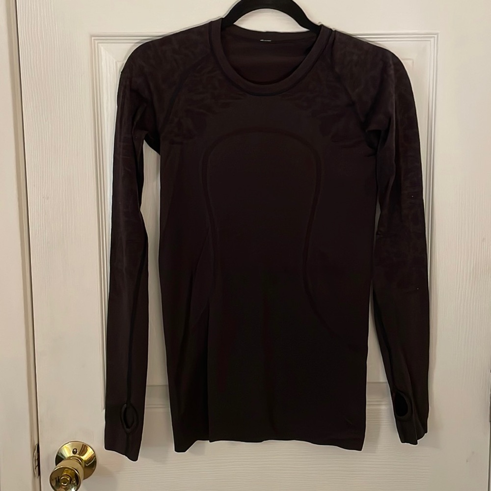 Black Cherry Lululemon Long Sleeve Swiftly